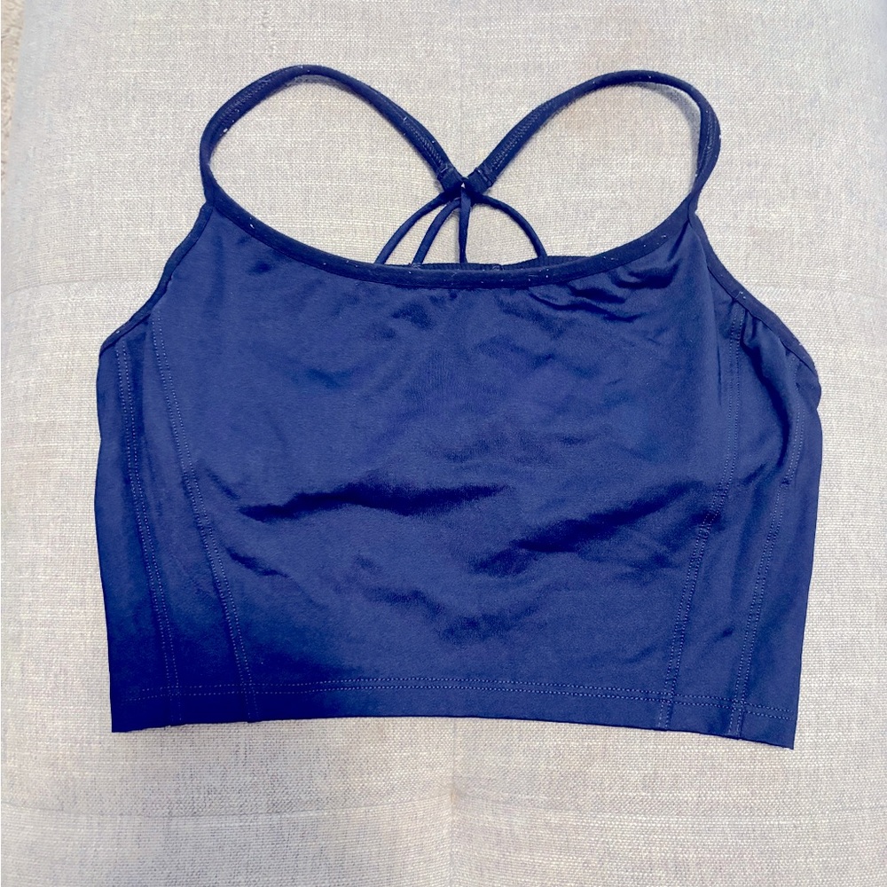 Athleta navy blue sports bra. Size small